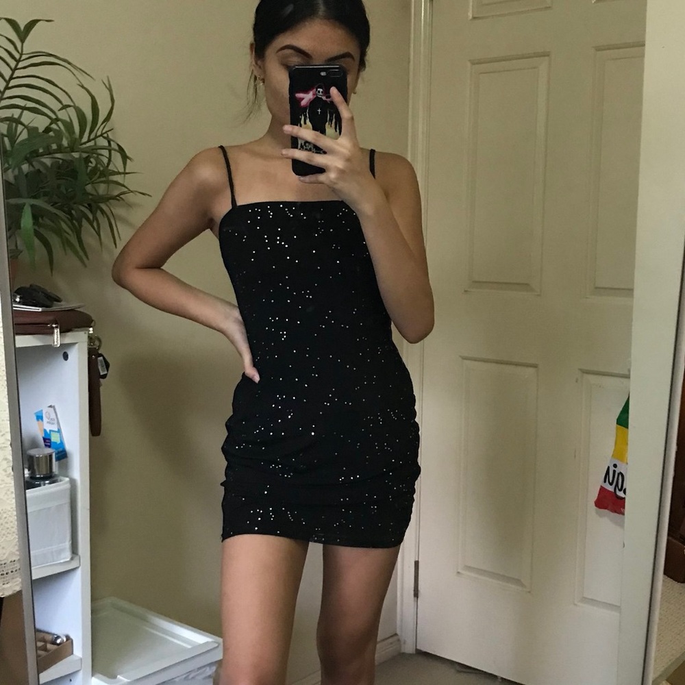 Black Dress w/ Sequins